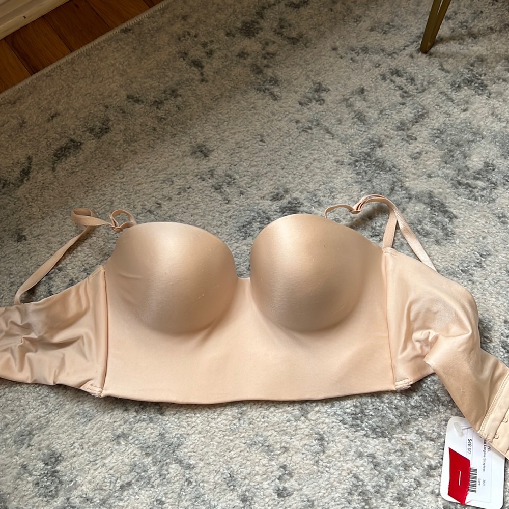 Felina Essential Longline Strapless Bra Nude